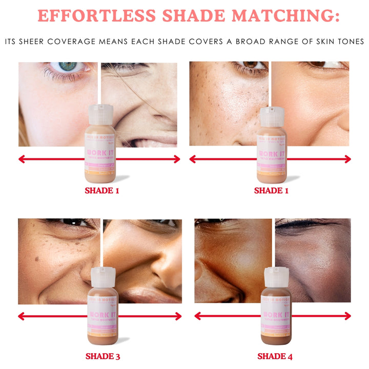 WORK IT Tinted Moisturiser - FREE SHIPPING